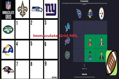 football immaculate grid